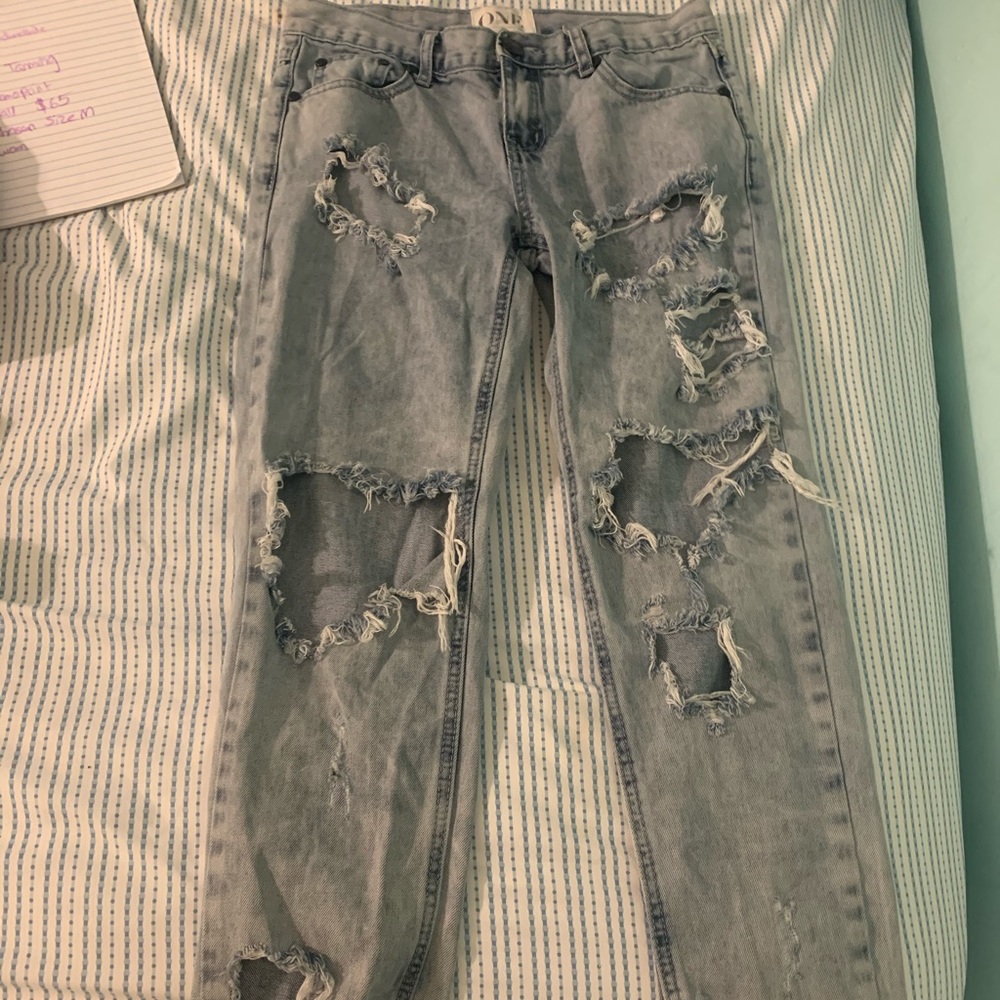One teaspoon boyfriend jeans size 24
